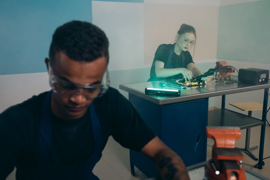 Prototyp auf mobilem Gerät mit Interaktionsansicht aus einem UX/UI-Kurs